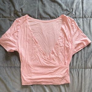 Blushmark cropped pink tee. Size small